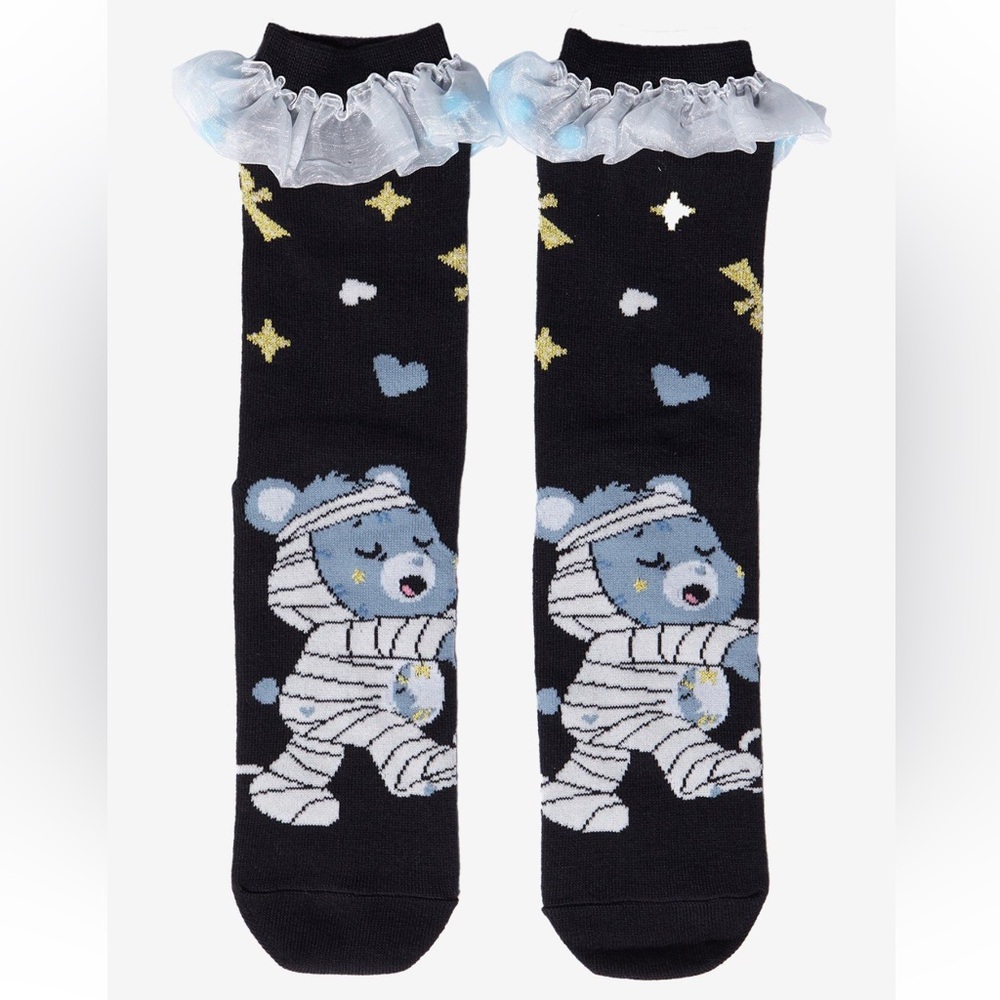 Care Bears x Universal Monsters Mummy‎ Ruffle Crew Socks Hot Topic Halloween